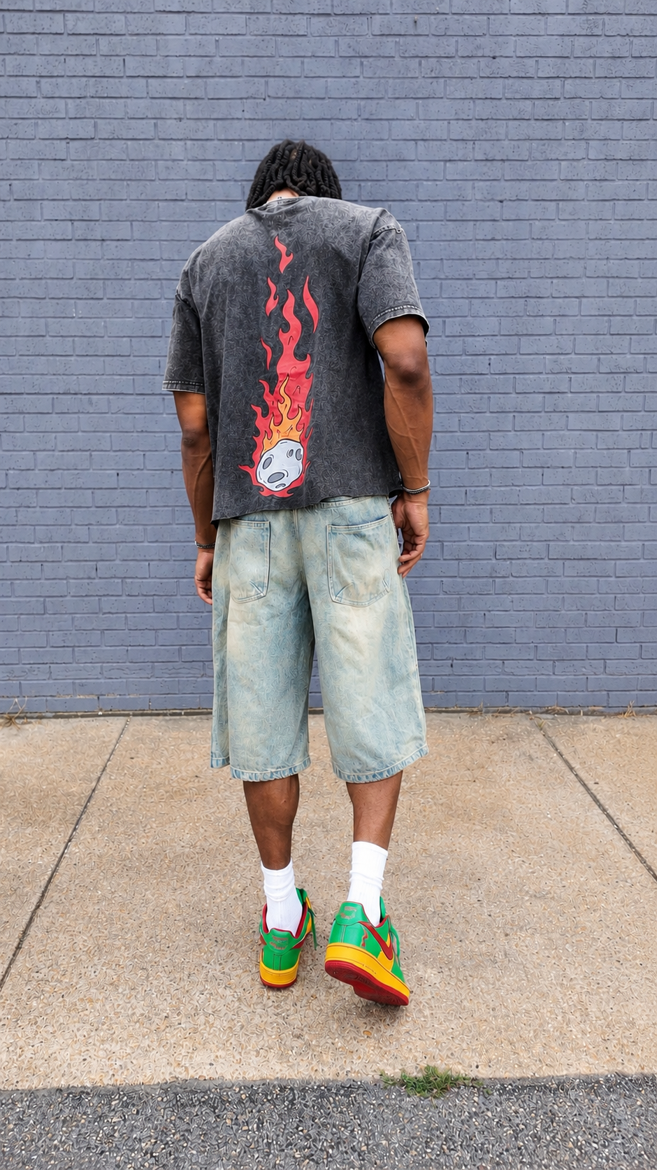 Shoot For The Stars Tee - Ash Dye