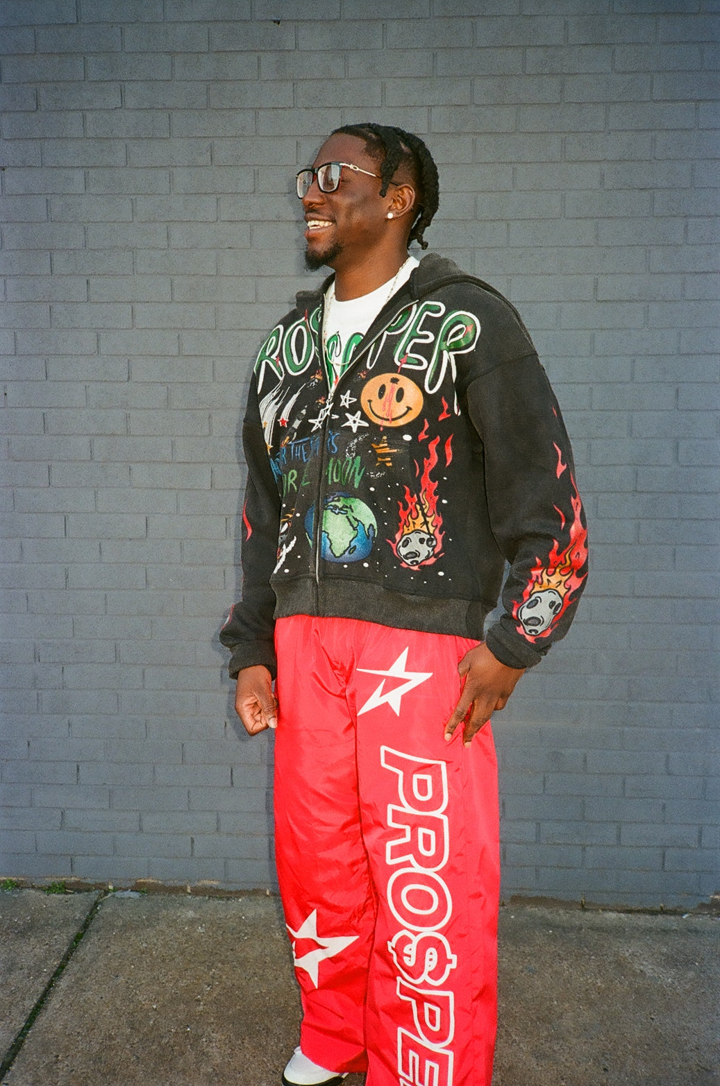 PRO$PER Nylon Sweats - Red