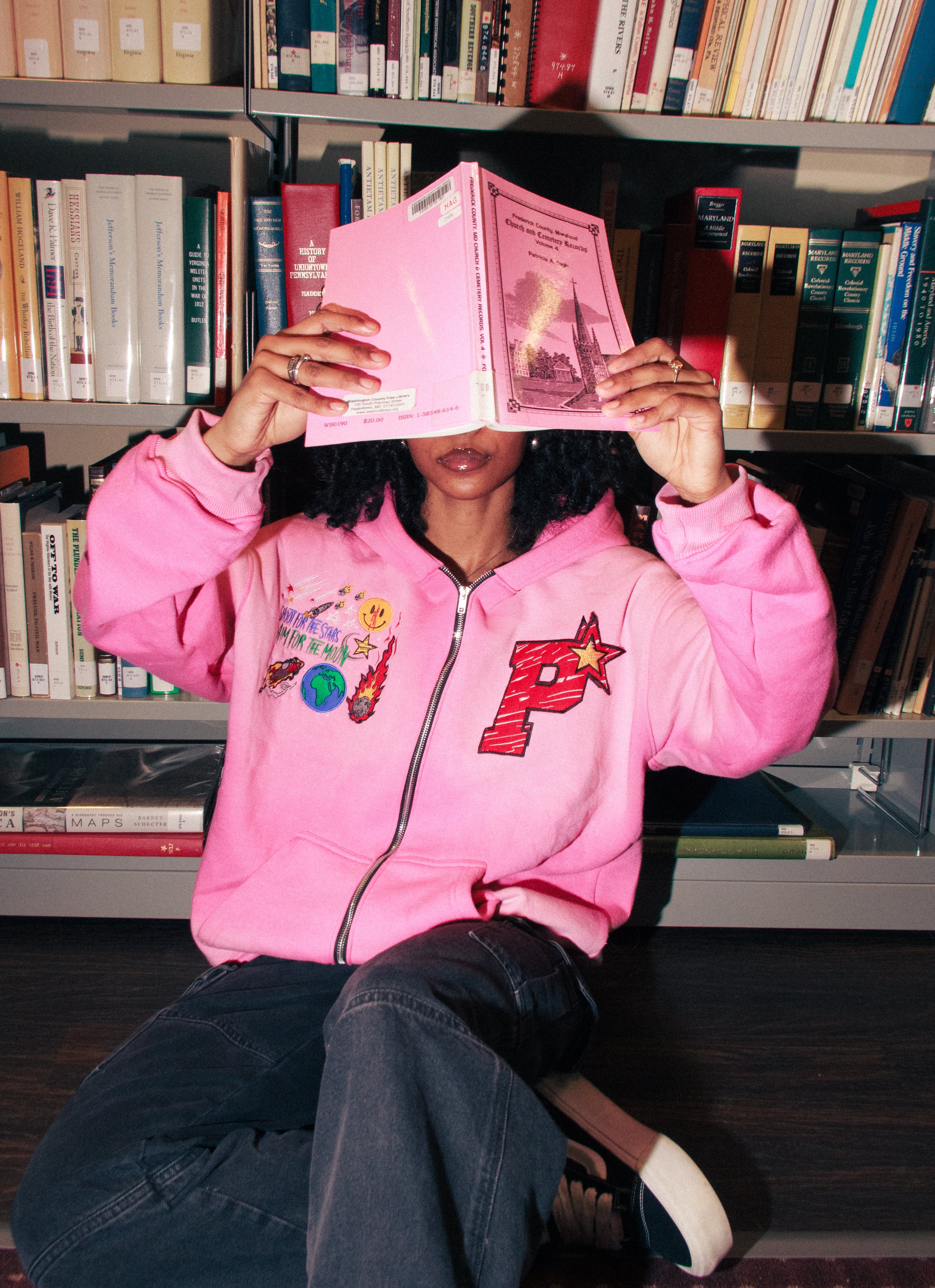 PRO$PER Patch Work Zip Up Hoodie – Pink Edition