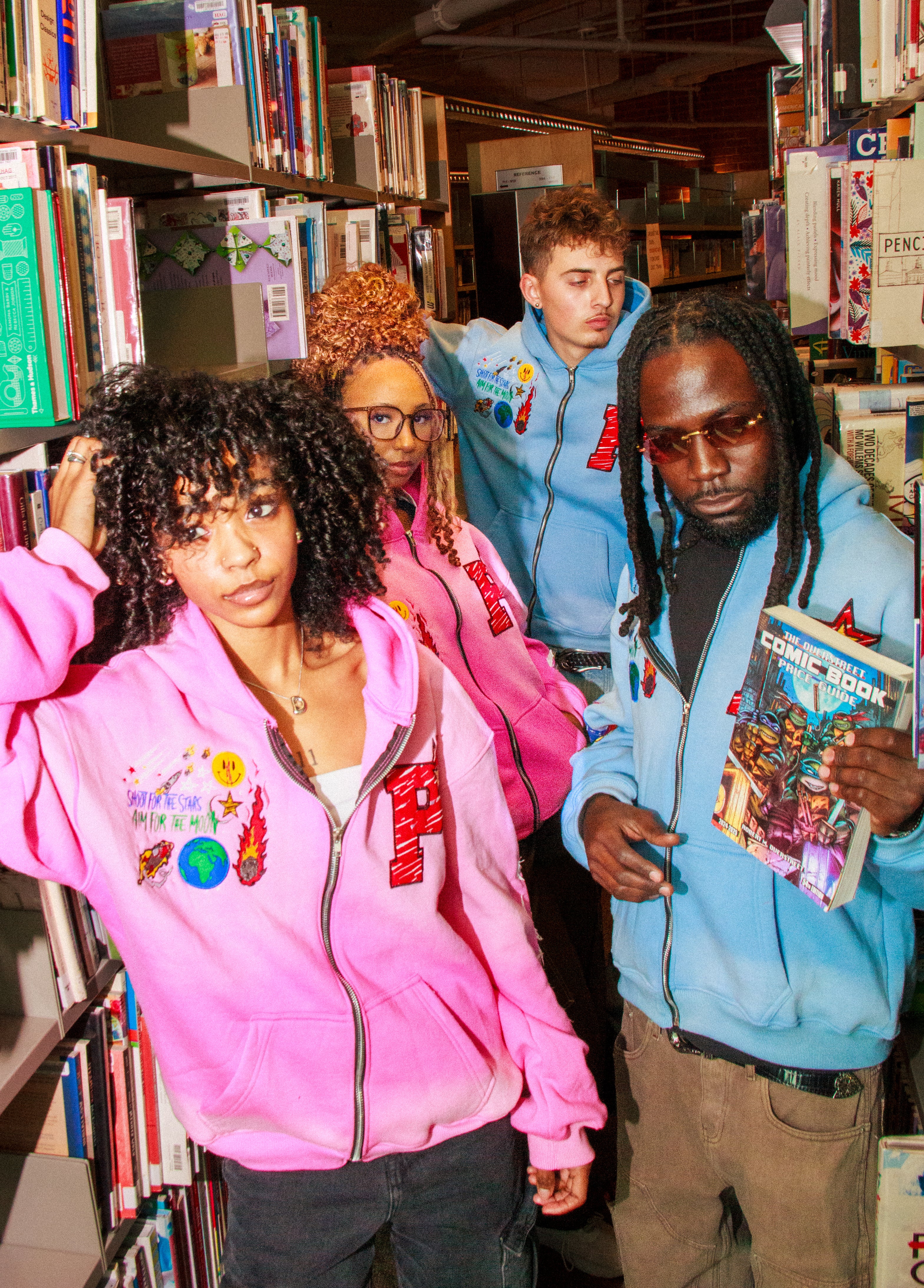 PRO$PER Patch Work Zip Up Hoodie – Pink Edition