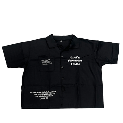 GOD'S FAVORITE CHILD CROP SHIRT
